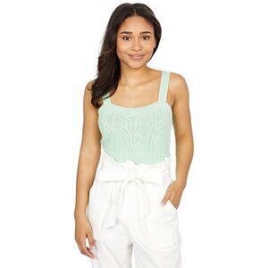 BCBGeneration Sweater Tank Top 1TX1S52 Green XL